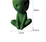 Japanese Spirited Away Resin Kodama Planter Pot for Succulents