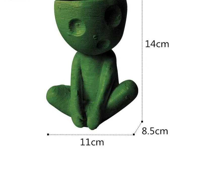 Japanese Spirited Away Resin Kodama Planter Pot for Succulents -