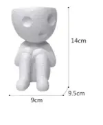 Japanese Spirited Away Resin Kodama Planter Pot for Succulents