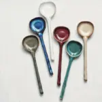 Japanese Style Ceramic Long Handled Spoon tag1
