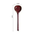 Japanese Style Ceramic Long Handled Spoon tag1