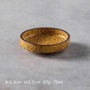Japanese Style Ceramic Round Sauce Dipping Bowl