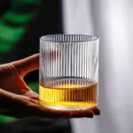 Japanese_Style_Clear_Striped_Glass_Cup_-_-_tag1_-4282320 Japanese Style Clear Striped Glass Cup tag1