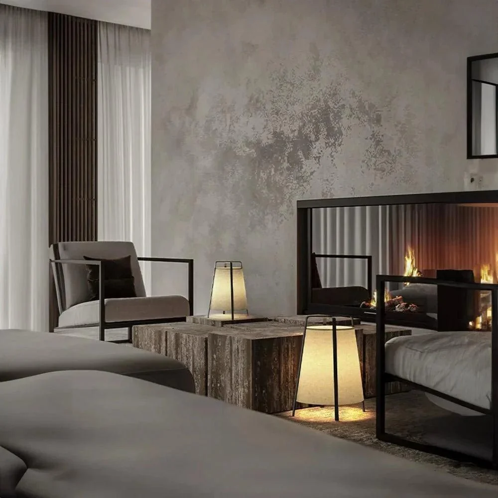 Japanese Style Fabric Floor Lamp -  - #tag1#