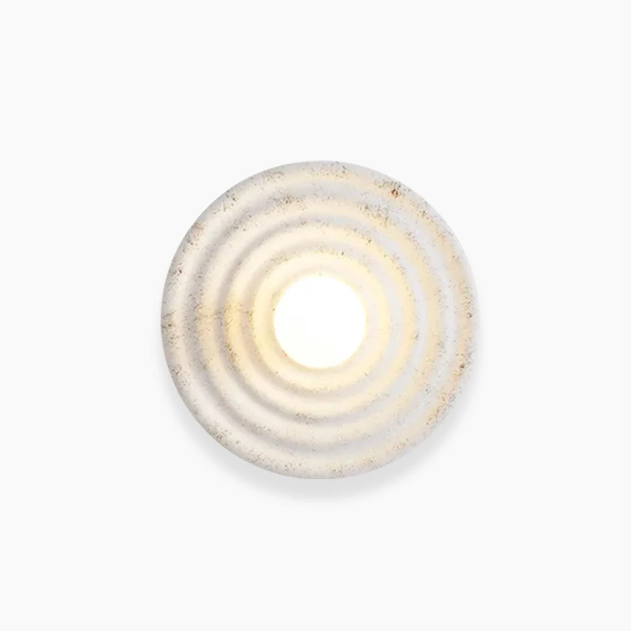 Japanese Style Round Wavelength Wall Fixture Lamp -