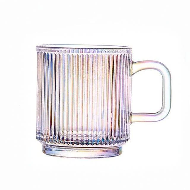Japanese Style Vertical Stripe Glass Cup -  - #tag1#