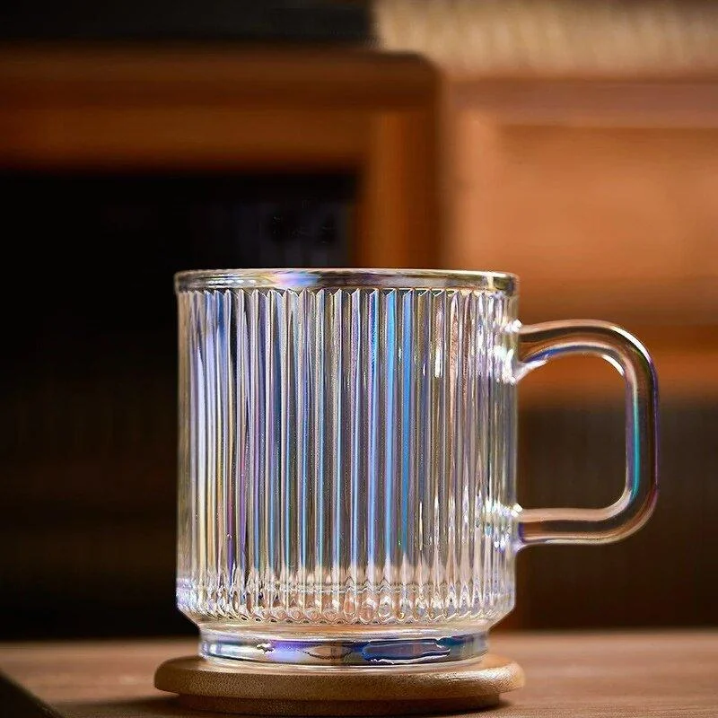 Japanese Style Vertical Stripe Glass Cup -  - #tag1#