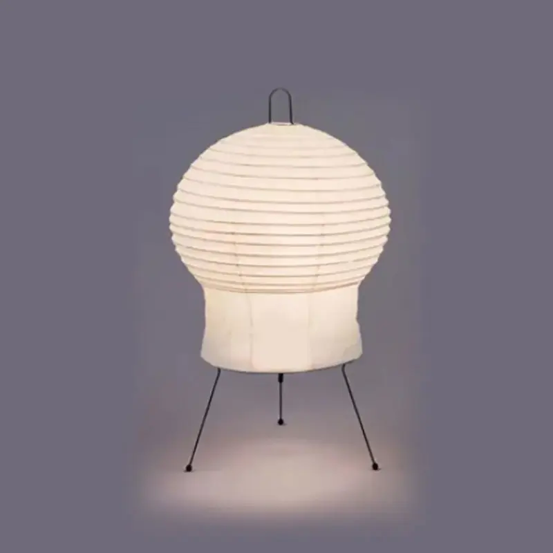 Japanese Wabi Sabi Rice Paper Round Skirt Floor Lamp