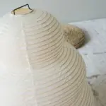 Japanese Wabi Sabi Style Curvy Floor Lantern Lamp