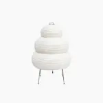 Japanese Wabi Sabi Style Curvy Floor Lantern Lamp