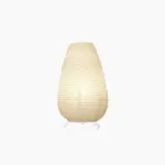 Japanese Wabi Sabi Style Rice Paper Cylinder Lantern Lamp