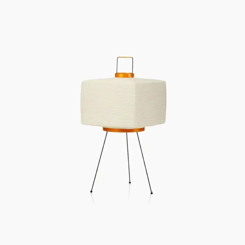 Japanese Wabi Sabi Style Rice Paper Floor Lantern Lamp