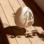 Japanese Wabi Sabi Style Rice Paper Lantern Lamp
