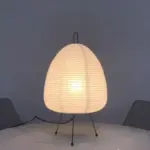 Japanese Wabi Sabi Style Rice Paper Lantern Lamp