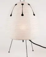 Japanese Wabi Sabi Style Rice Paper Patterned Lantern Lamp