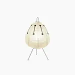 Japanese Wabi Sabi Style Rice Paper Patterned Lantern Lamp