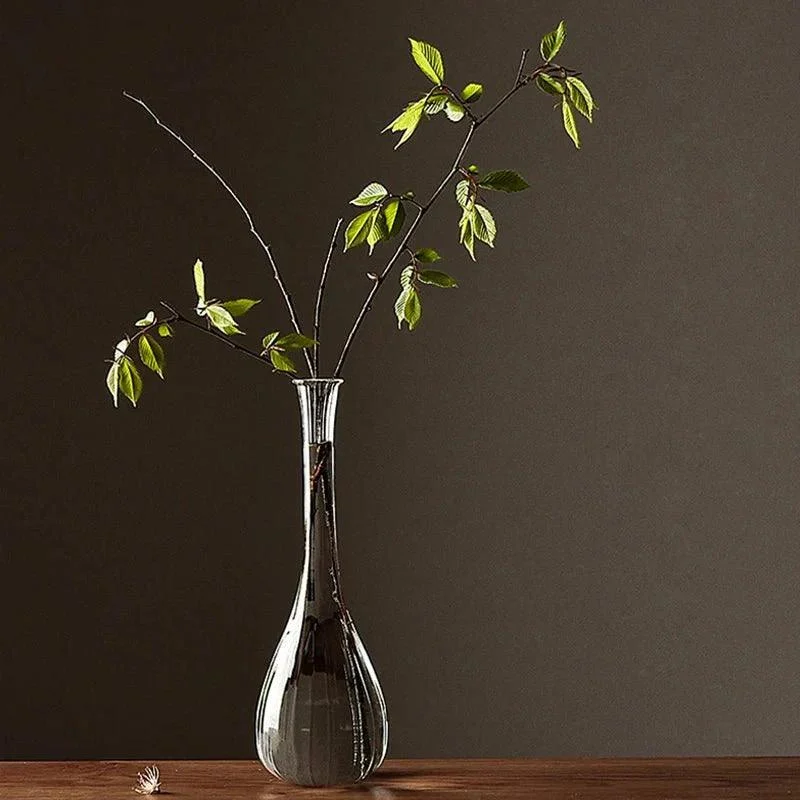 Japanese Zen Inspired Transparent Glass Vase -  - #tag1#