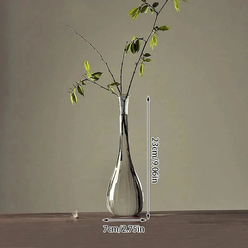 Japanese Zen Inspired Transparent Glass Vase -  - #tag1#