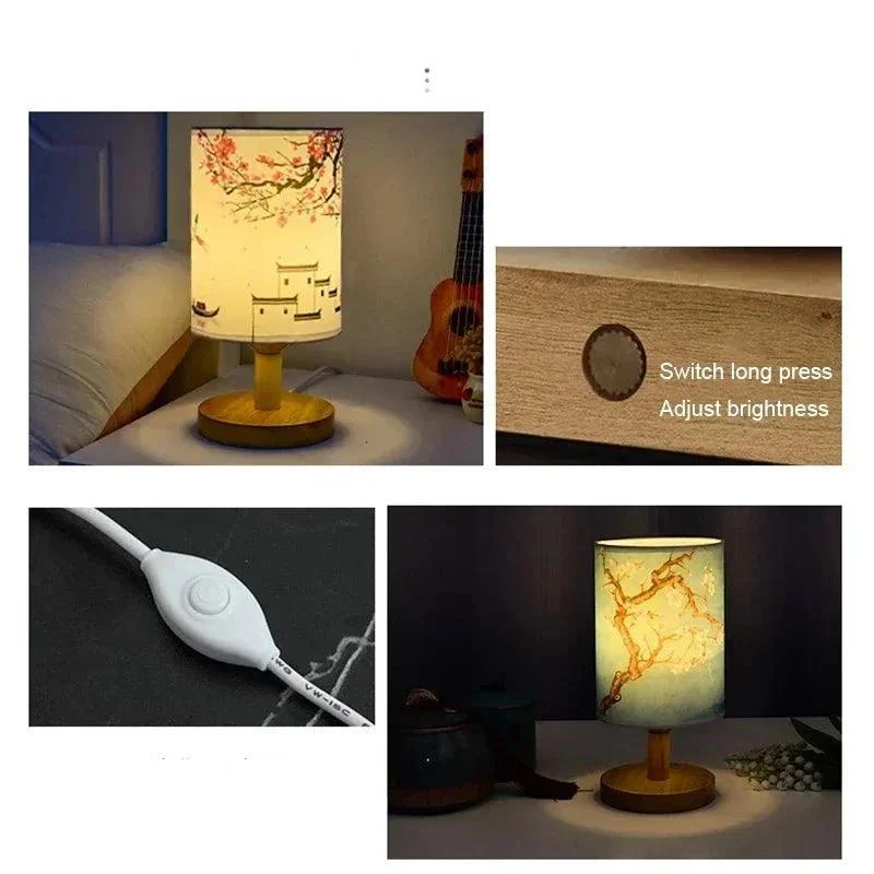 Japanese lamp - Rose lamp - Dimmable - Night light -  - #tag1#