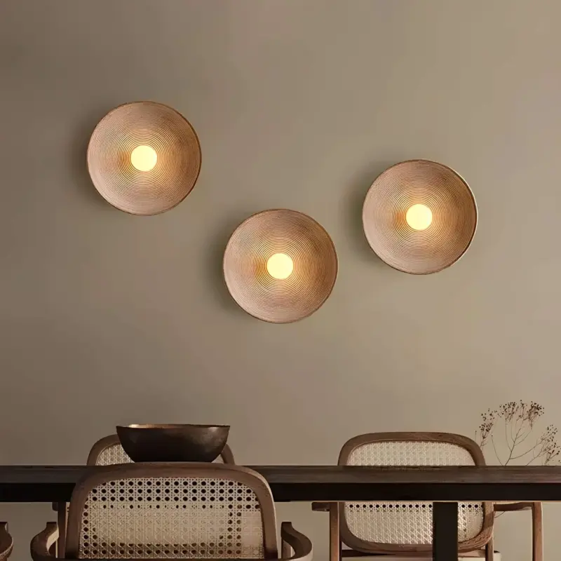 JapanischeWandleuchteZenLicht MinimalistischesDesignausBambus3