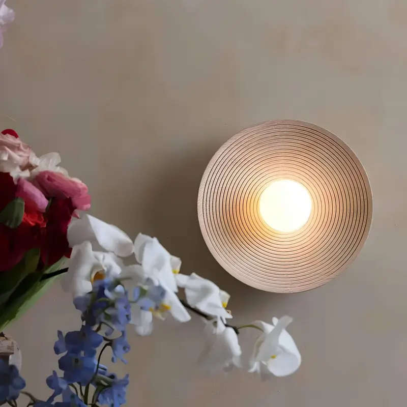 JapanischeWandleuchteZenLicht MinimalistischesDesignausBambus4