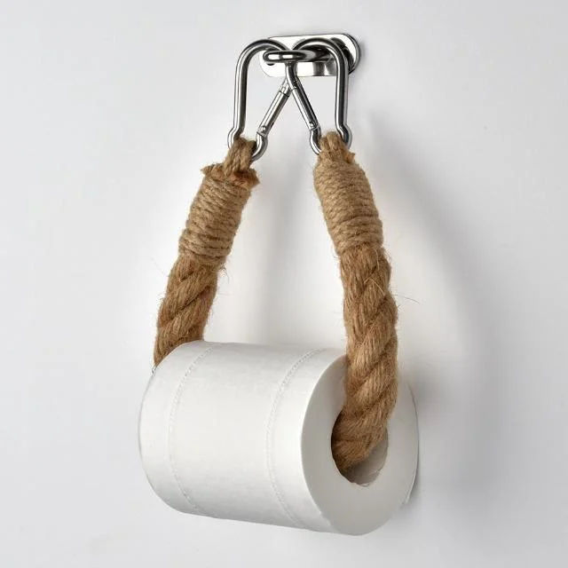 Jeana - Vintage Rope Toilet Tissue Holder - Homeko