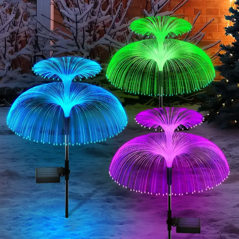 JellyBeamLEDQuallenleuchte FarbwechselndeLED DekoleuchtefurInnen undAussenbereich4