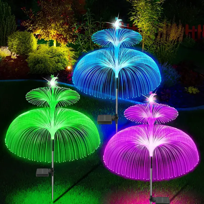 JellyBeamLEDQuallenleuchte FarbwechselndeLED DekoleuchtefurInnen undAussenbereich6