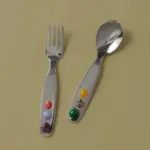 Jelly Bean Stainless Steel Dessert Fork Spoon