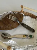 Jelly Bean Stainless Steel Dessert Fork Spoon