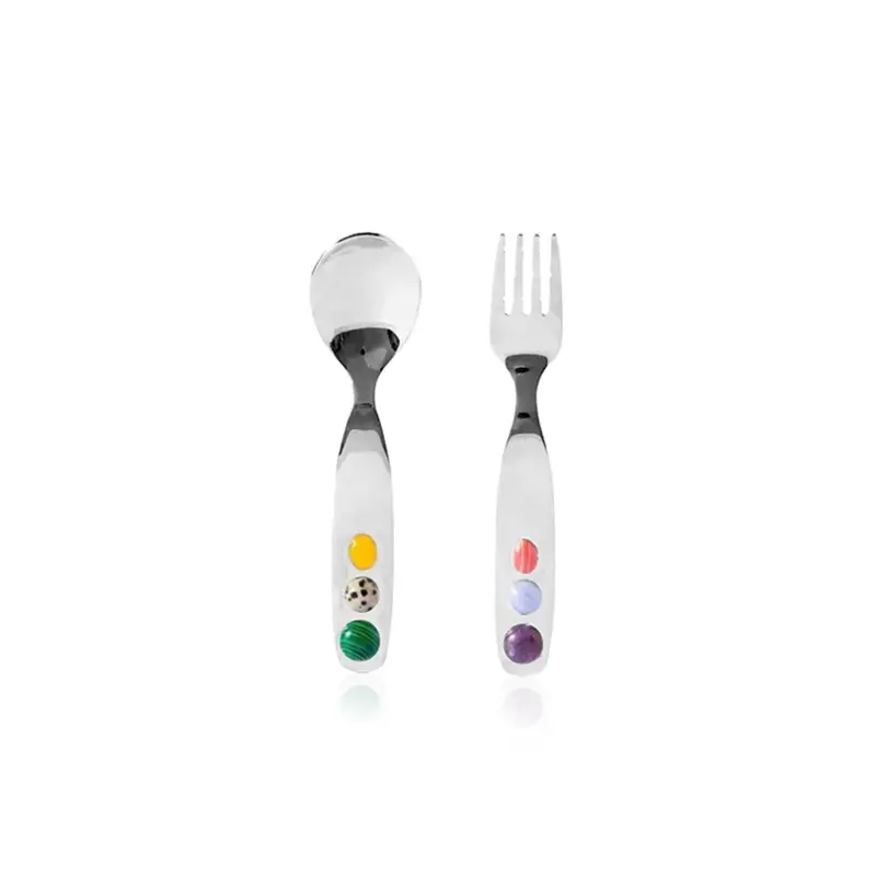 Jelly Bean Stainless Steel Dessert Fork Spoon