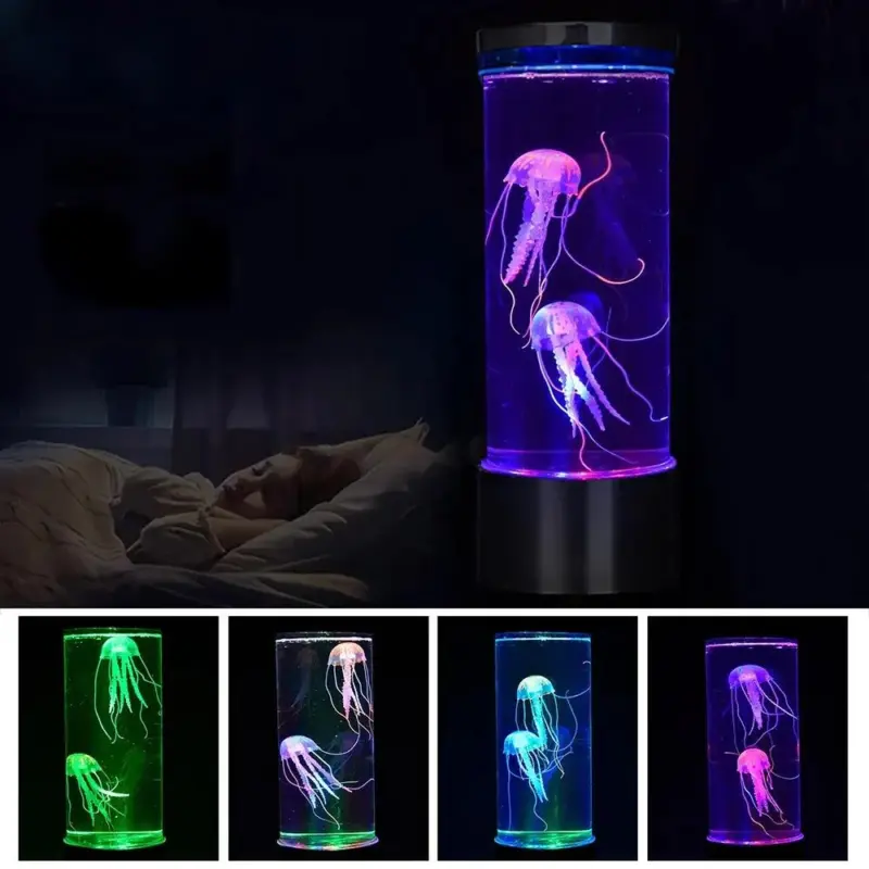 Jellyfish Lamp Color Changing USB Battery Powered tag1