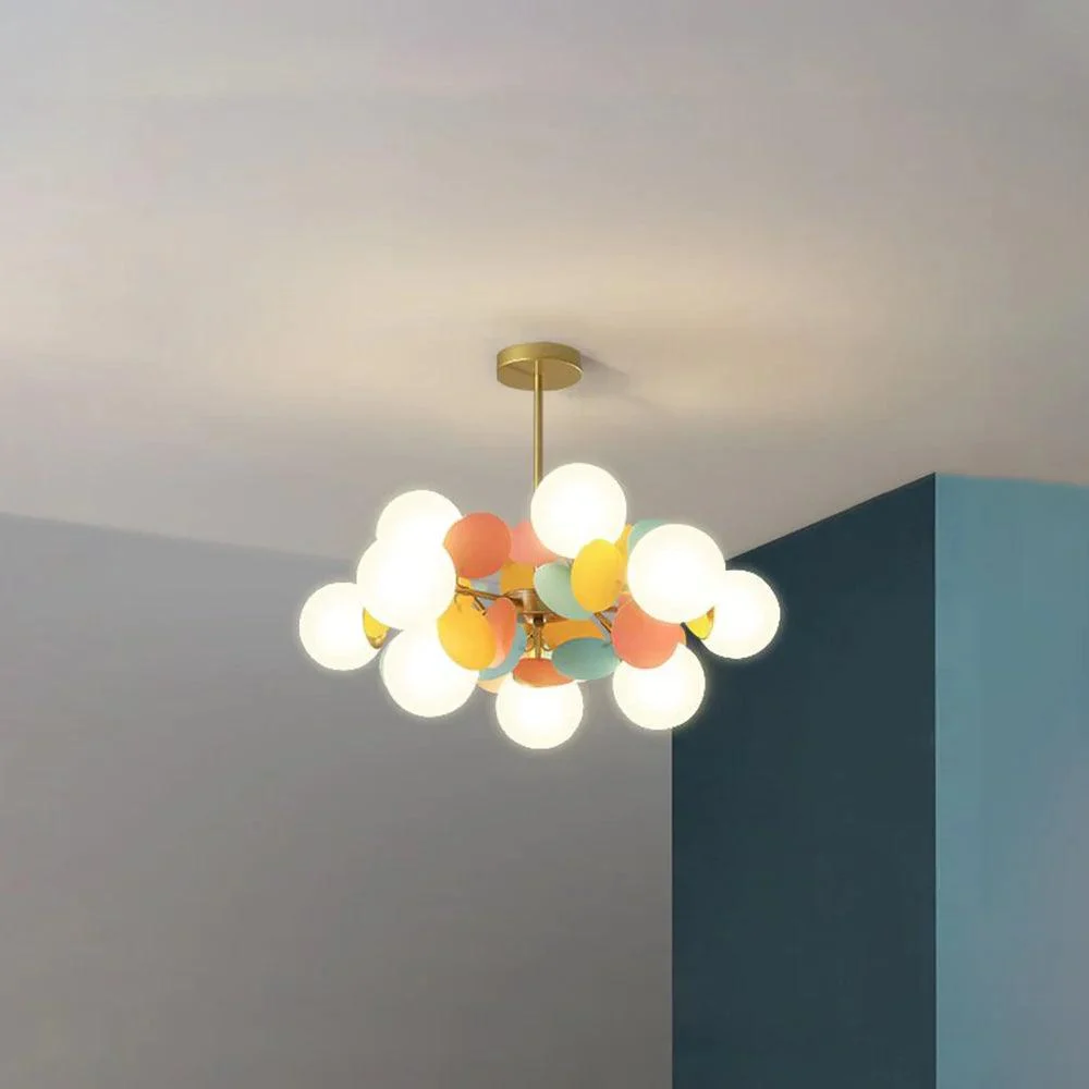 Jevonmulticoloredflowerbranchchandelier Livingroom 13