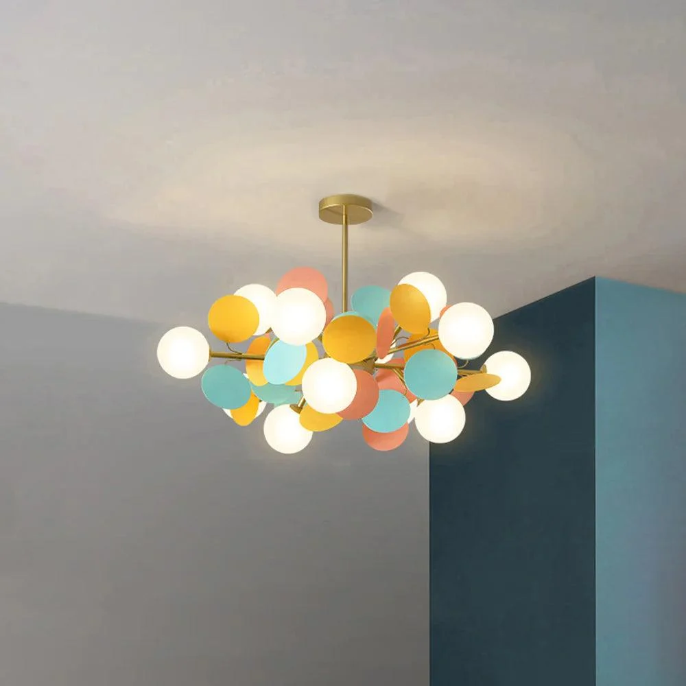 Jevonmulticoloredflowerbranchchandelier Livingroom 14