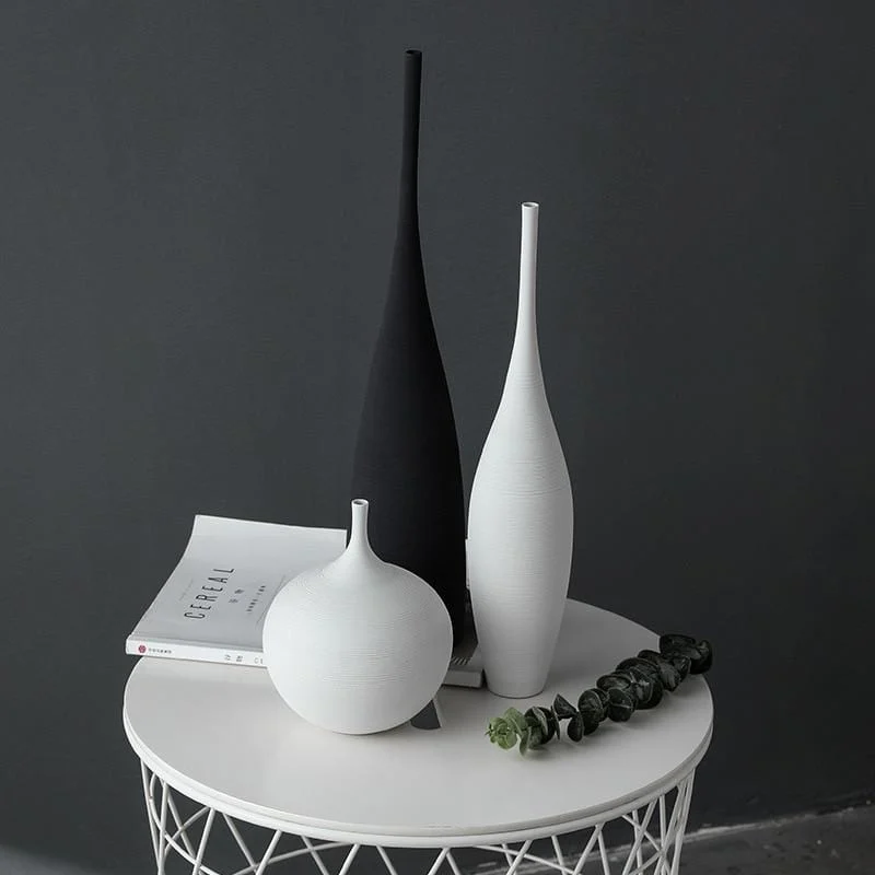 Jingdezhen Modern Minimalist Handmade Art Zen Vase Ceramic Ornaments Living Room Model Home Decoration 6556b065 0cf2 4d95 8835 7c68518a78dc