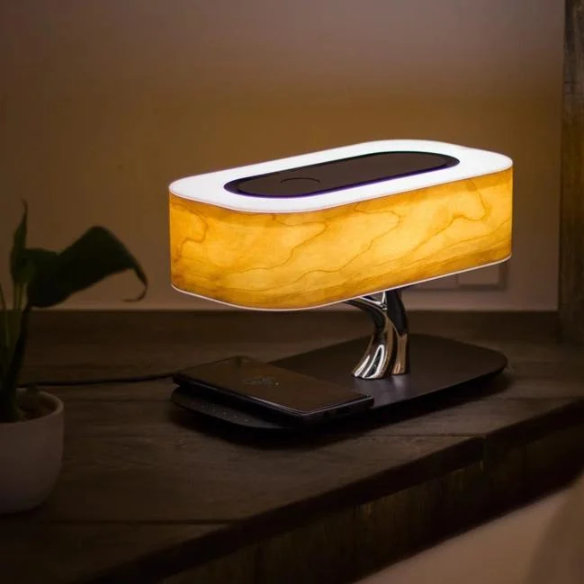 Joy of Life Table Lamp - Wireless Charger and Bluetooth Speaker -  - #tag1#