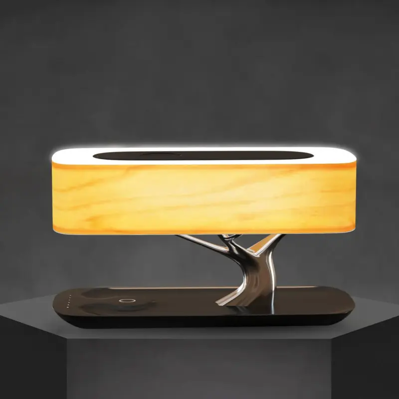 Joy of Life Table Lamp Wireless Charger and Bluetooth Speaker tag1