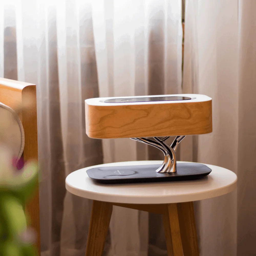 Joy of Life Table Lamp - Wireless Charger and Bluetooth Speaker -  - #tag1#