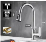 Julius Pull out Touch Sensor Kitchen Faucet tag1