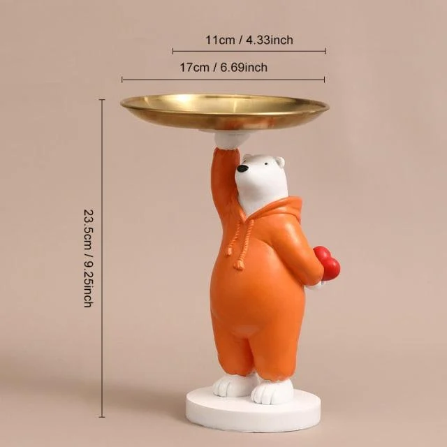 Jumpsuit Polar Bear Tray - Homeko