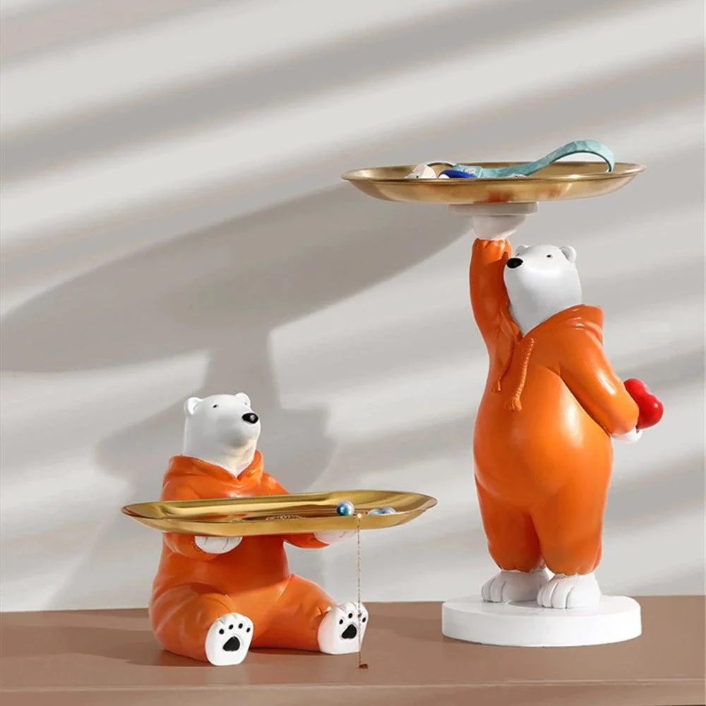 Jumpsuit Polar Bear Tray - Homeko