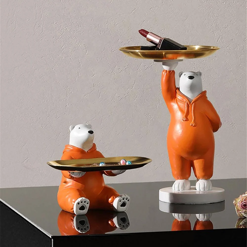 Jumpsuit Polar Bear Tray - Homeko