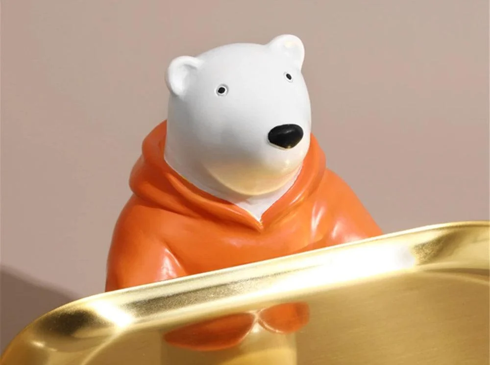 Jumpsuit Polar Bear Tray - Homeko