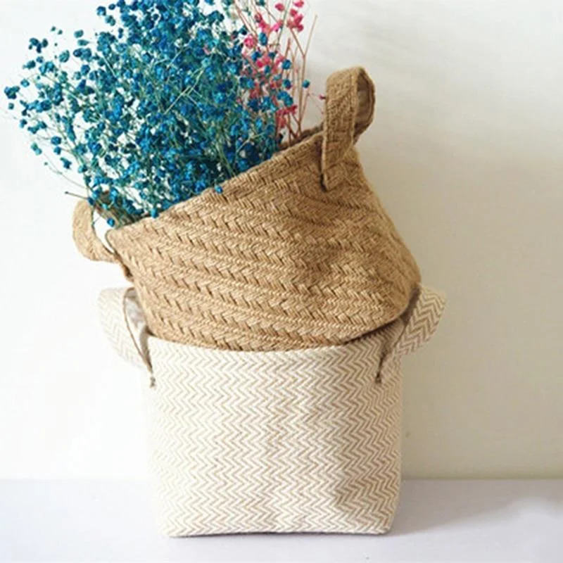 Jute Cloth Basket -  - #tag1#