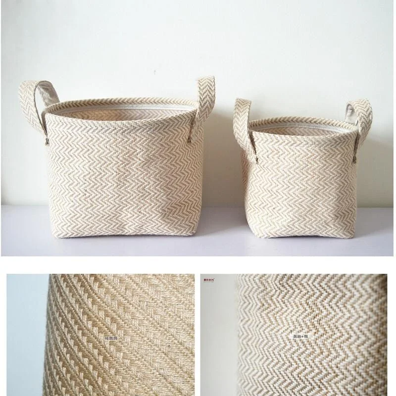 Jute Cloth Basket -  - #tag1#
