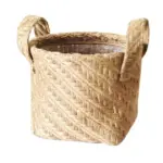 Jute Cloth Basket tag1