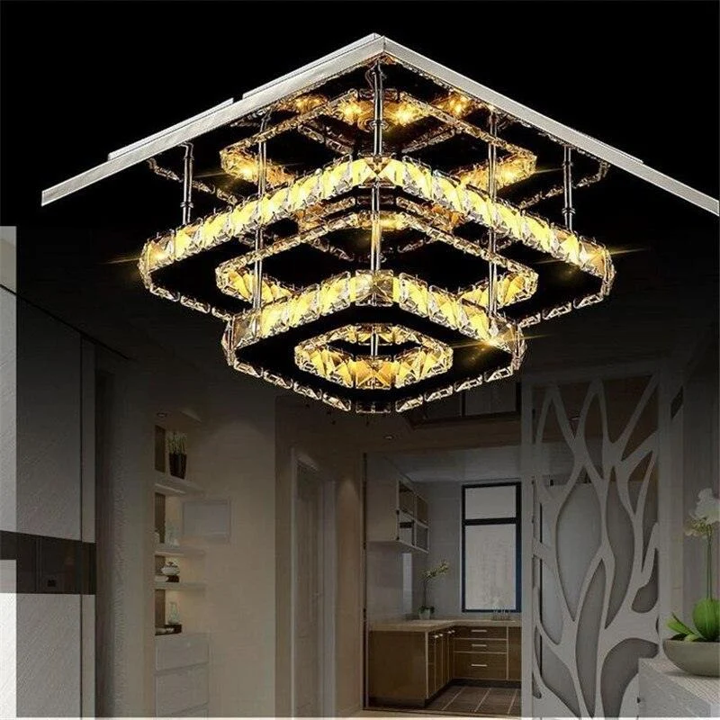 K9 Crystal LED Chandelier Ceiling Lamp -  - #tag1#