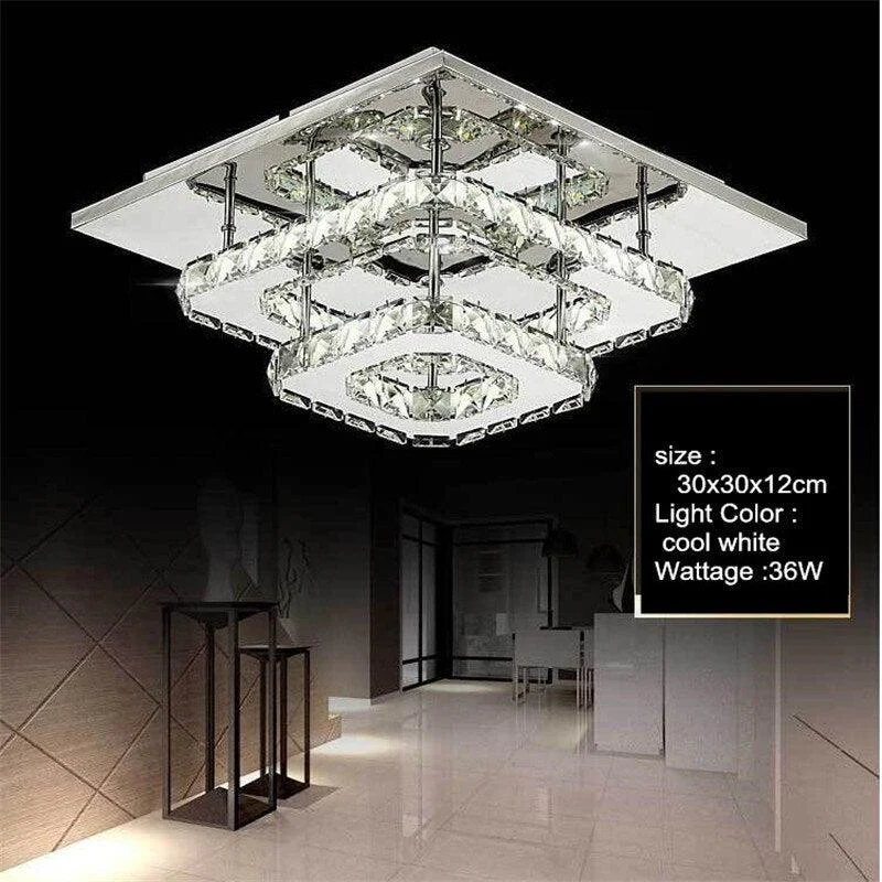 K9 Crystal LED Chandelier Ceiling Lamp -  - #tag1#
