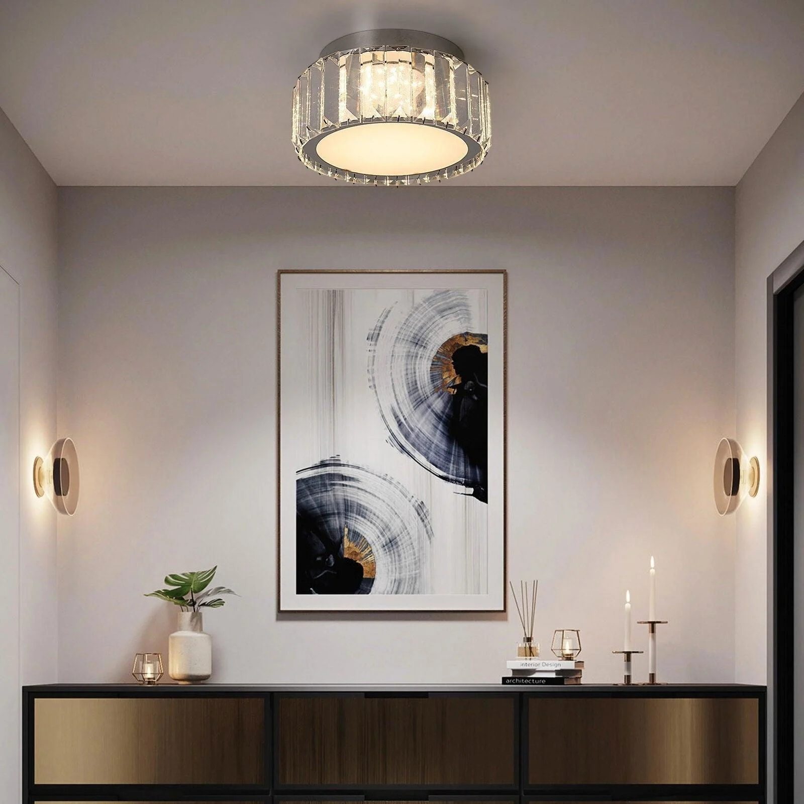 K9 Crystal LED Chandelier Ceiling Lamp -  - #tag1#