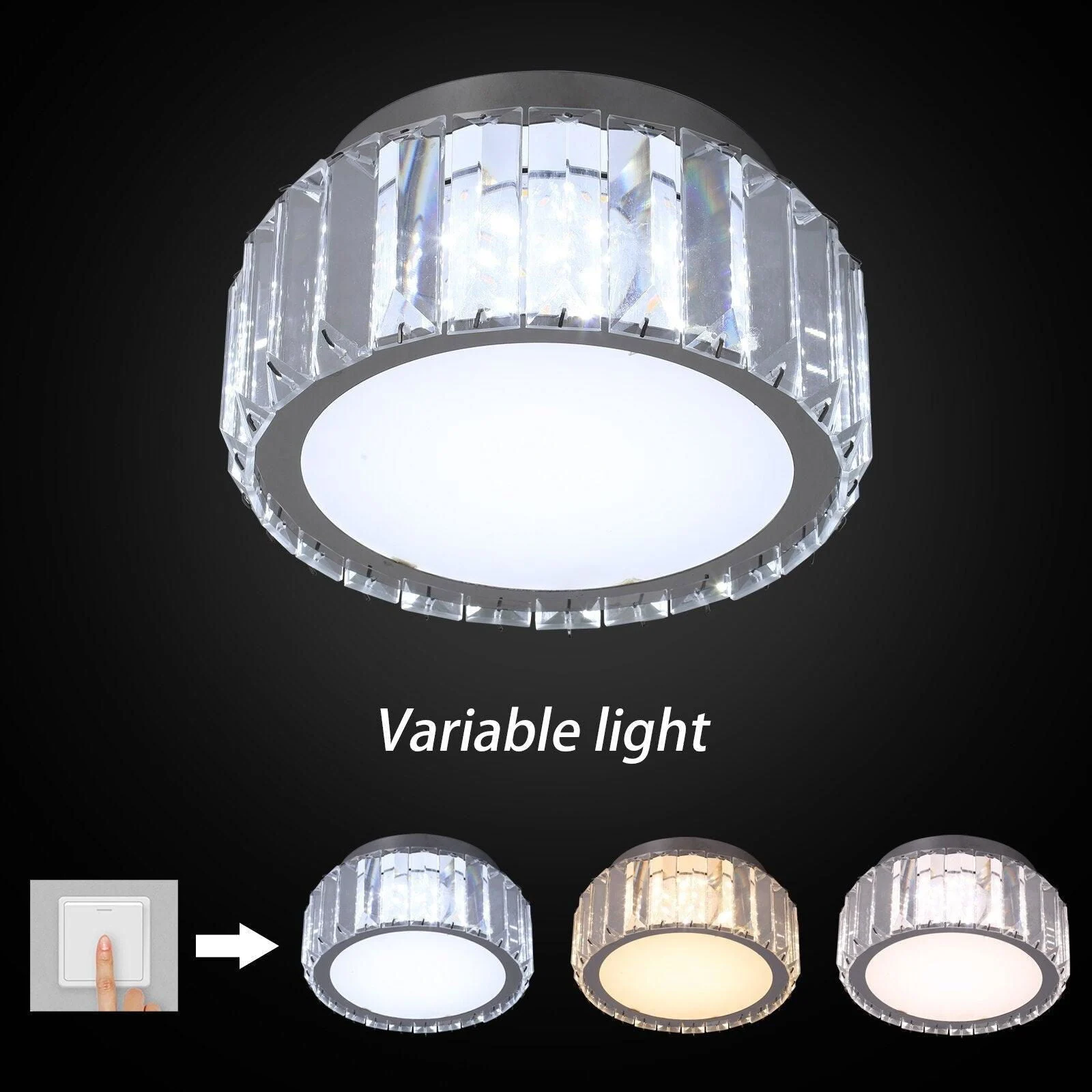 K9 Crystal LED Chandelier Ceiling Lamp -  - #tag1#